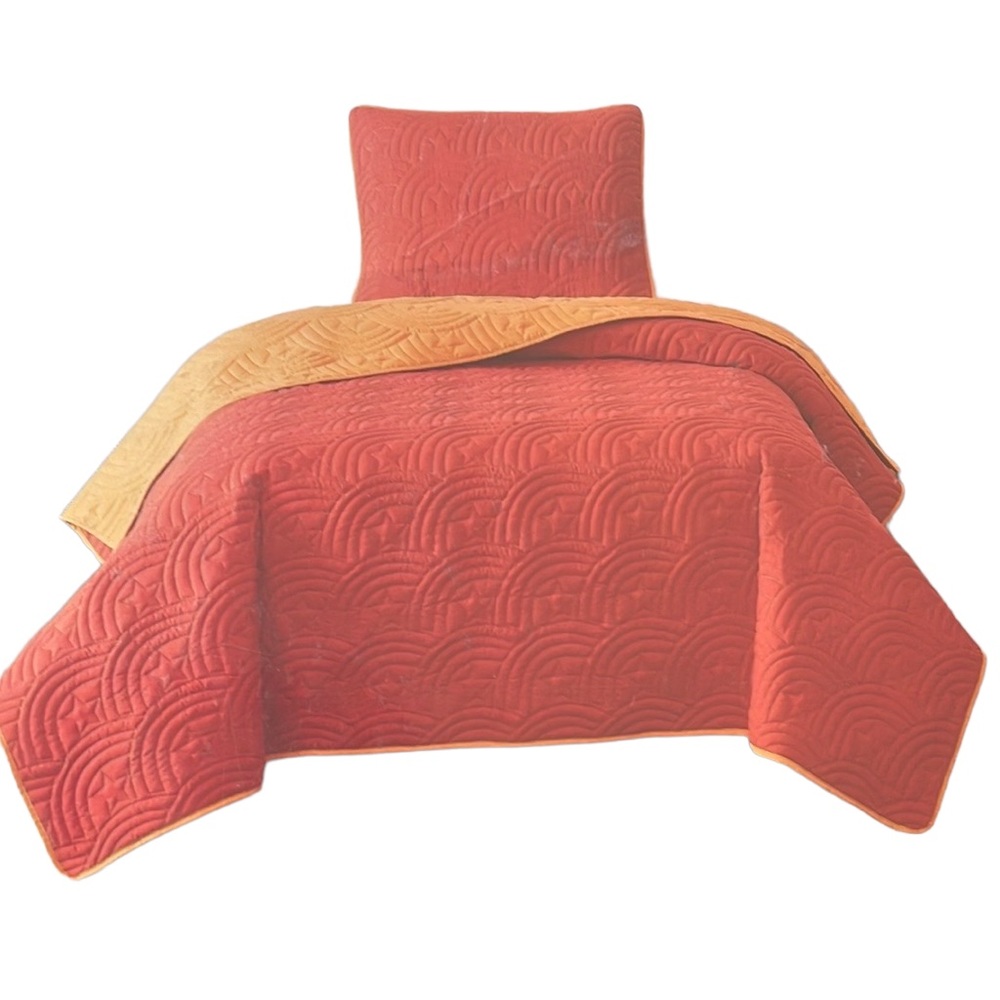 Crayola | 2-piece Reversible Twin Coverlet Set